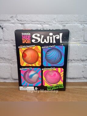 NeeDoh Teenie Swirl of 4